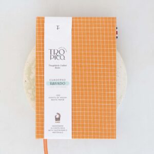 Orange Lines – Cuaderno Rayado Mediano