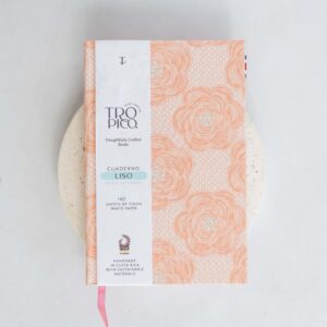 Pearly Flowers – Cuaderno Liso Mediano