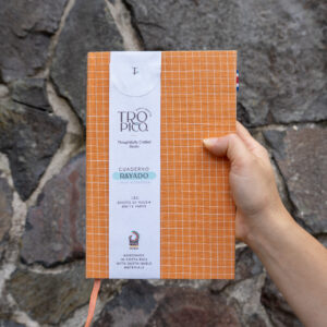 Plaid in orange – Cuaderno Rayado Mediano