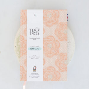 Pearly Flowers – Cuaderno Rayado Mediano