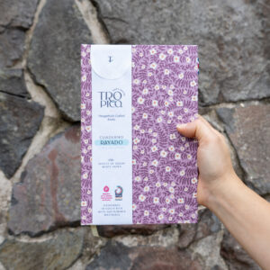 Purple garden – Cuaderno Rayado Mediano