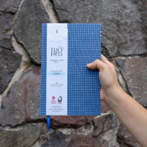 Plaid in blue – Cuaderno Liso Mediano