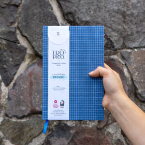 Plaid in blue – Cuaderno Rayado Mediano